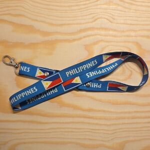 Philippines Flag Blue Lanyard